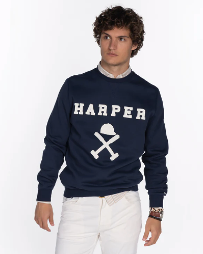 SUDADERA NEW ENGLAND HARPER BLUE