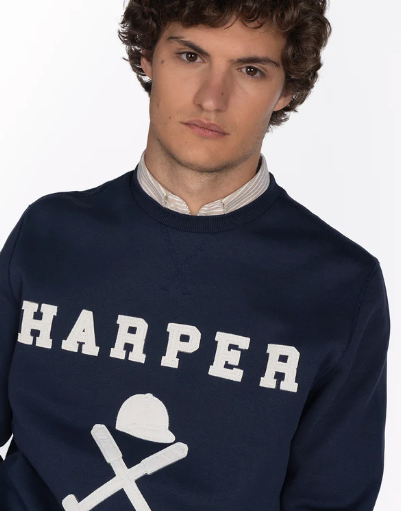 SUDADERA NEW ENGLAND HARPER BLUE